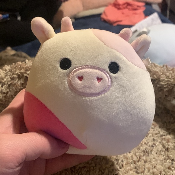Caedyn heart nose cow 5 inch squishmallow NWT - Picture 6 of 7